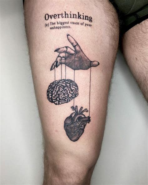 overthinking tattoo|tattoos that symbolize mental health.